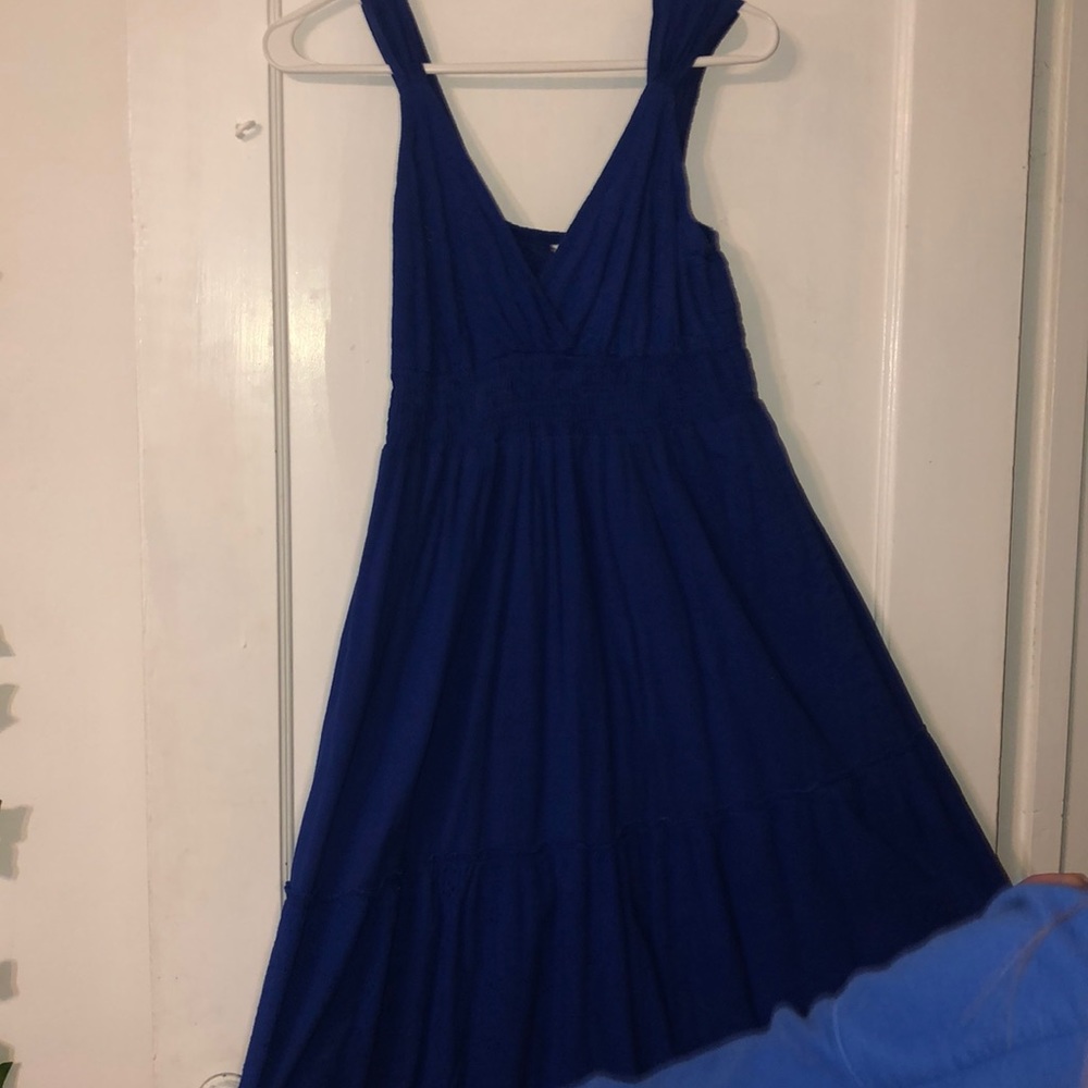 dark blue dress/gown